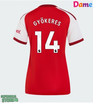 Arsenal Viktor Gyokeres #14 Replika Hjemmebanetrøje Dame 2026-27 Kortærmet